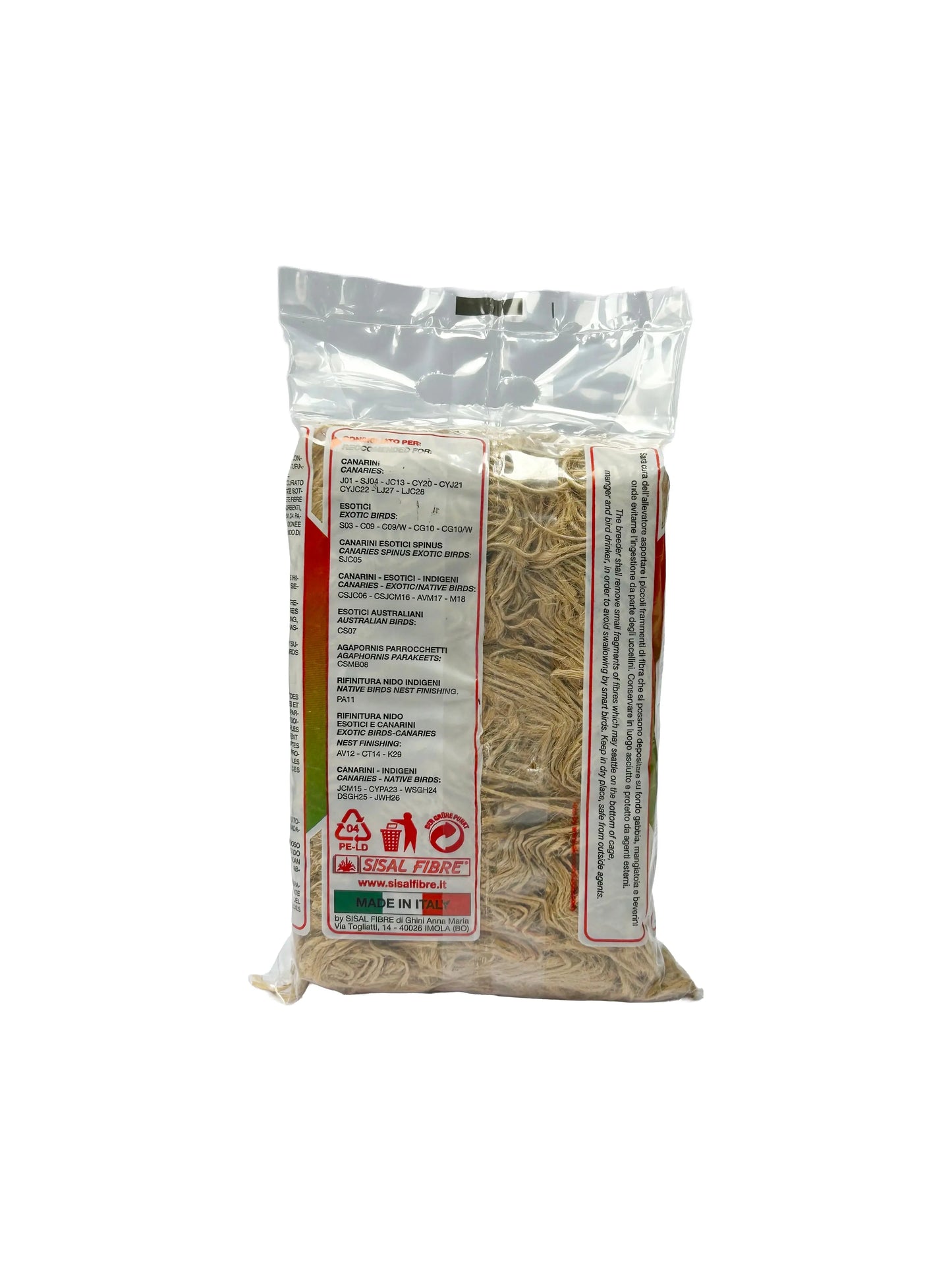 Sisal Fibre Jute Nesting Material 100g Abba