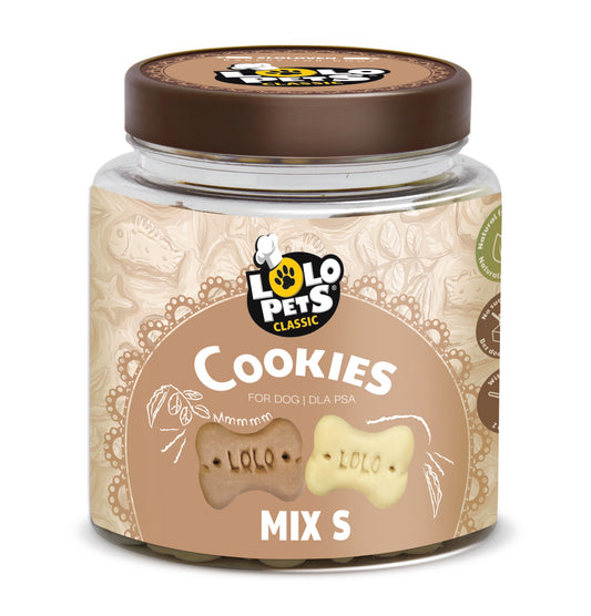 LoLo Bone Shaped Biscuit - Assorted Flavors - SMALL (Jar)