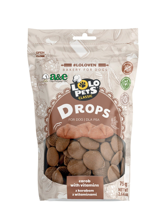 LoLo Yogurt Drops - Carob - 2.64oz (Stand Up Pouch)