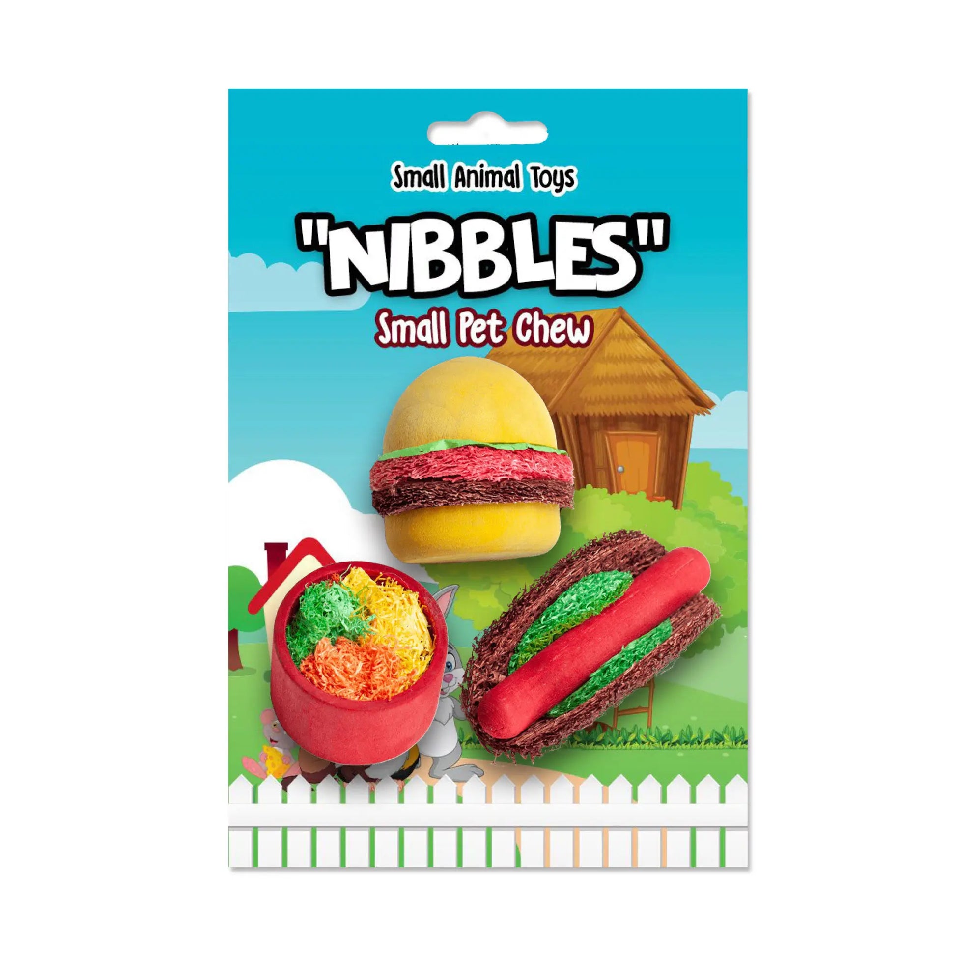 Summer Cookout Wood & Loofah Chews A&E Cage Co