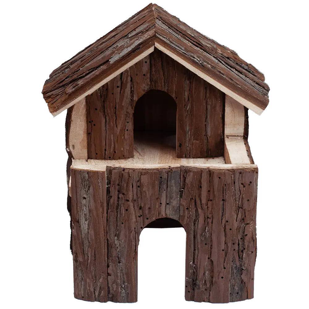 2 Story Deluxe Log Cabin A&E Cage Co