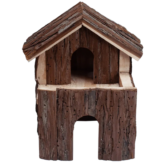 2 Story Deluxe Log Cabin A&E Cage Co