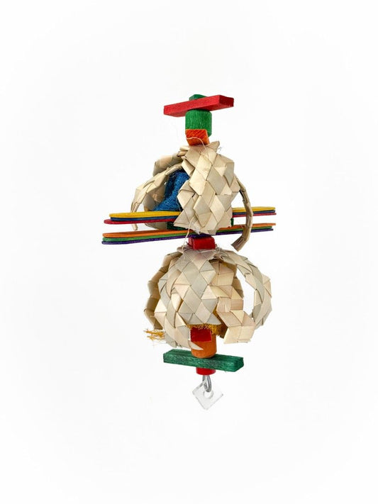 Vibrant Zoo-Max Bamboo Chew Sticks, perfect for birds and small animals to chew, play, or craft into custom toys.