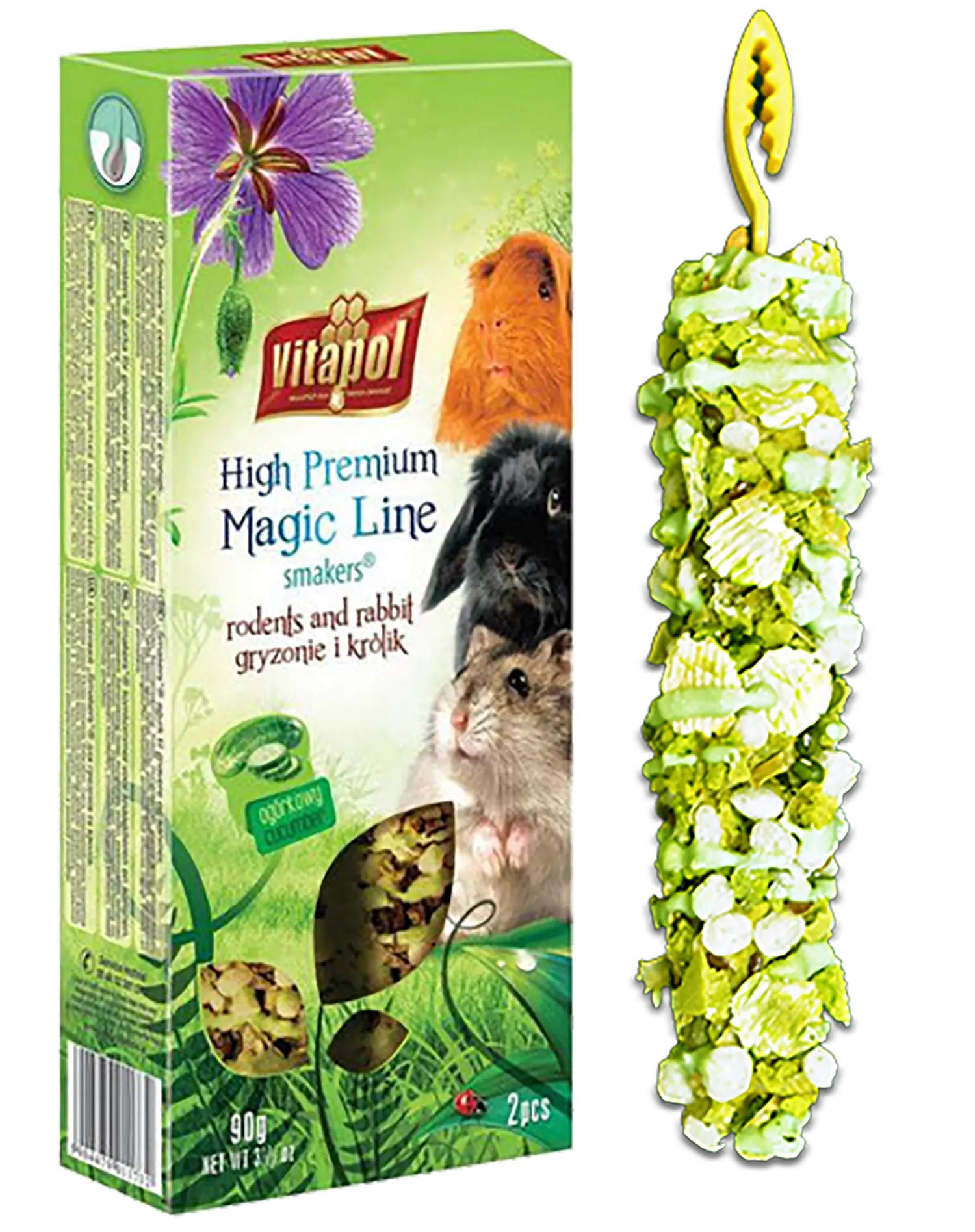 MAGIC LINE - Cucumber Smakers for Small Animals (Twin Pack) A&E Cage Co