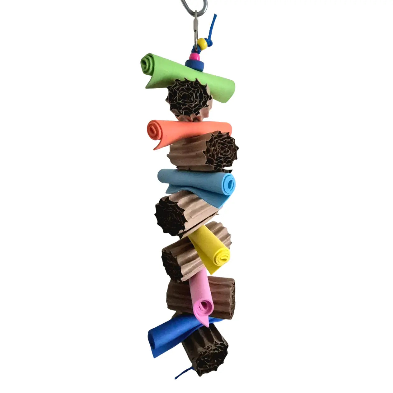 Fiesta Rolls - Bird Toy Creations Bird Toy Creations