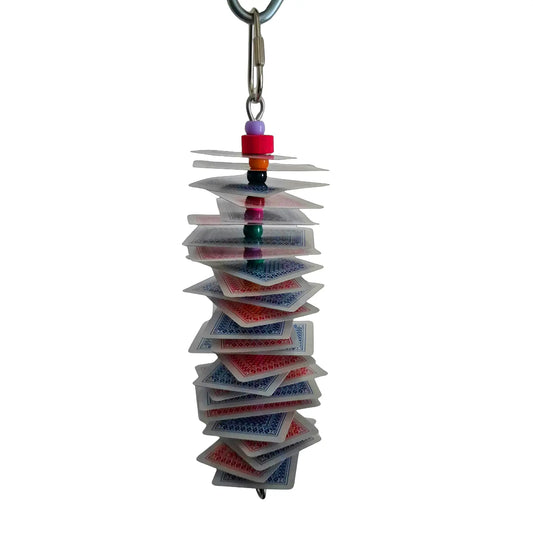 Poker Stack Small - Interactive Bird Toy Bird Toy Creations
