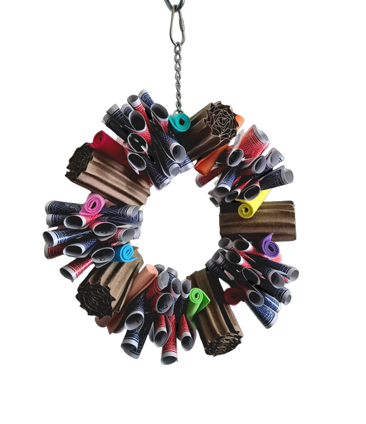 Card Wrap Wreath - Bird Toy Creations
