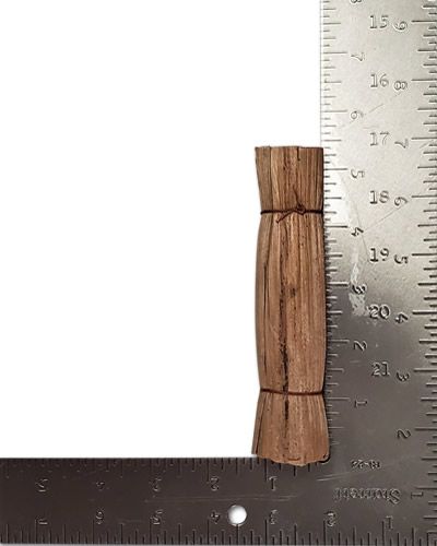 Three natural palm leaf "Sushi Rolls" bundled together, packed with fiber sticks, perfect as bird toys or shreddables.