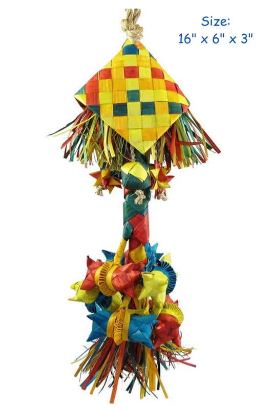 Vibrant two-layer rattle toy with a large, colorful design, perfect for engaging little ones with fun sounds and textures.