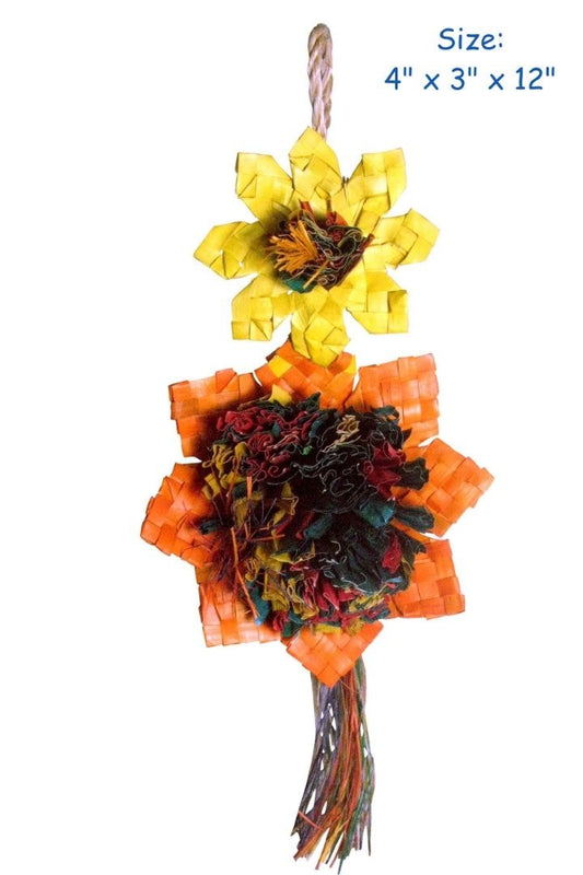Bright yellow sunflower medallion with intricate petal details, radiating warmth and charm on a delicate chain.