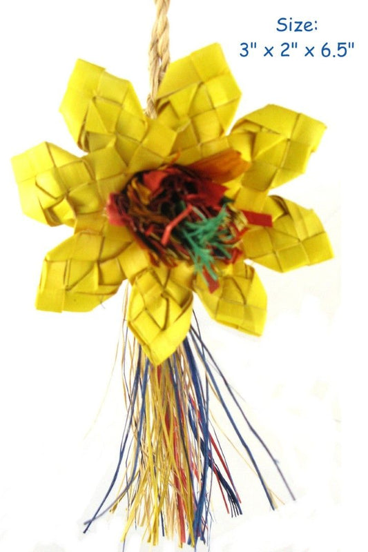 Bright yellow sunflower with vibrant petals and a dark center, capturing the essence of summer in a small size.