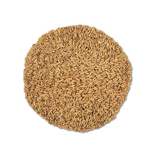 Fresh 20lb bag of oat groats, perfect as a protein-rich feed for birds, with a wholesome, natural grain appearance.
