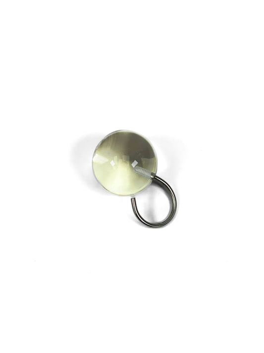 Sleek 3-inch stainless steel toy extender with a polished, durable finish, perfect for enhancing your play experience.