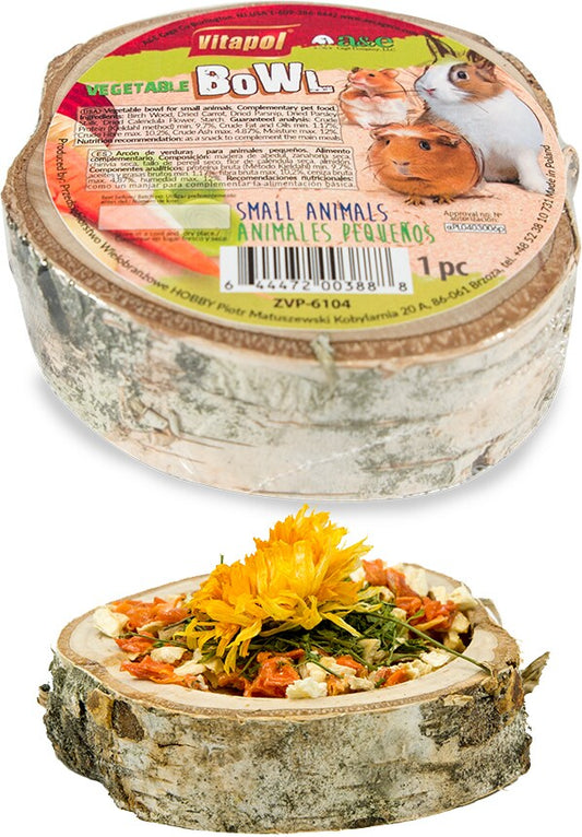 Wooden Treat Bowl - VEGETABLE