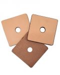 3" X 3" Vegetable Tanned Leather 