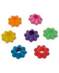 Mini Floral Rondelle 30pk