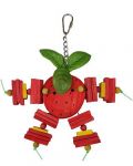 Small Strawberry Bird Toy - Happy Beaks
