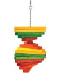 Colored Wood Block Spiral - Happy Beaks
