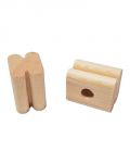 1-1/8" Natural Large Groove Block