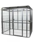 85 "x 61"  Black Walk In Aviary - A&E Cage Co