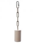 Lg Platinum Metal Pipe Bell - A&E Cage 