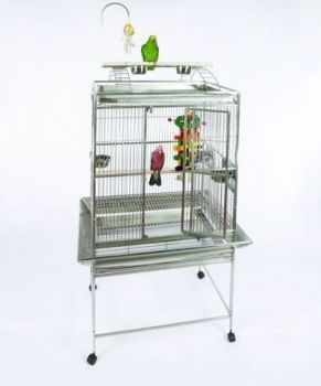 32 x 23 Play Top Stainless Steel A&E Cage 