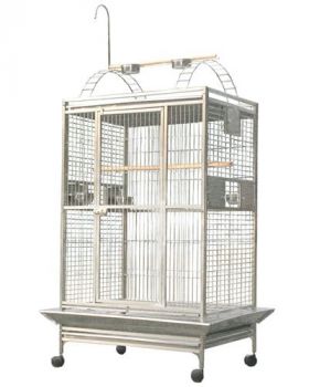 40 x 30 Play Top Stainless Steel A&E Cage 