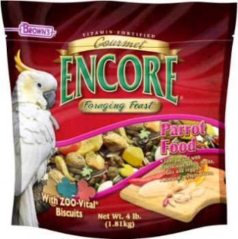 4lb Encore Gourmet Parrot Food-Brown's 