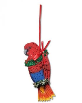Female Eclectus Ornament - Bird Merch