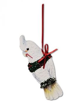 Goffin Cockatoo Ornament - Bird Merch