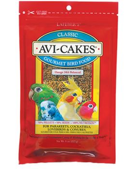 8oz Parakeet/Cockatiel Original Avi-Cakes-Lafeber'