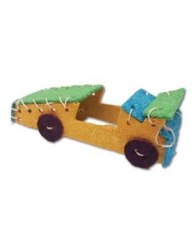 Loofah Race Car - A&E Nibbles