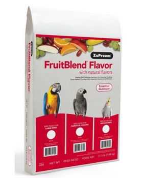 17.5lb Large Parrot Fruit Blend-Zupreem large