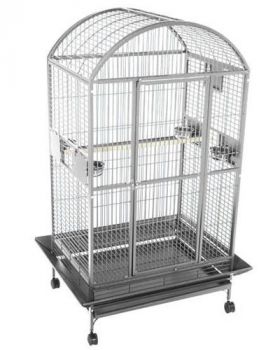 36 x 28 Dome Top Stainless Steel A&E Cage 