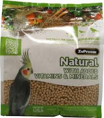 2.5lb Cockatiel Natural Pellets-Zupreem 