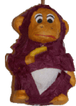 Monkey Mini Pinata-Fetch It Pet Polly Wanna