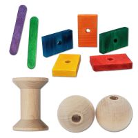WOOD - BIRD TOY PARTS