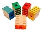 1" 12pk Groovy Blocks-Zoo Max